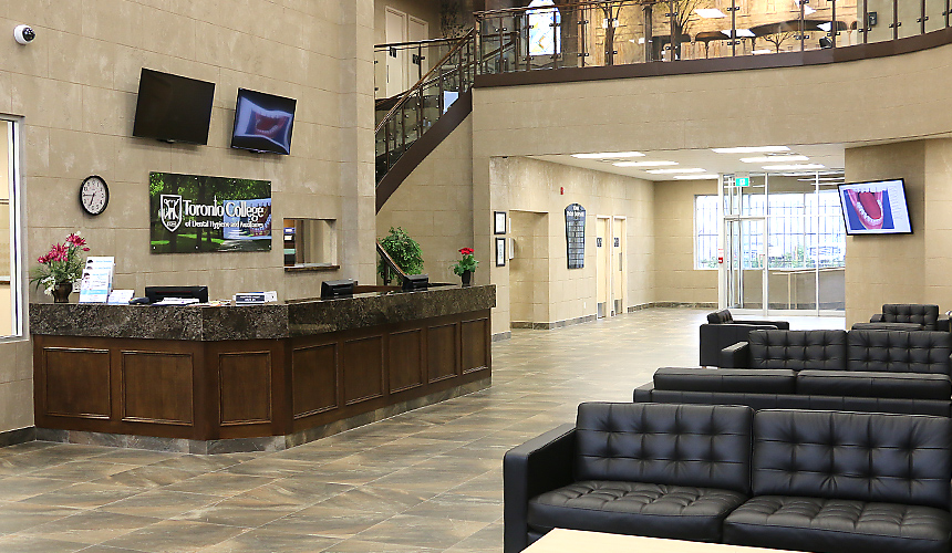 Toronto College of Dental Hygiene and Auxiliaries Inc. reception area